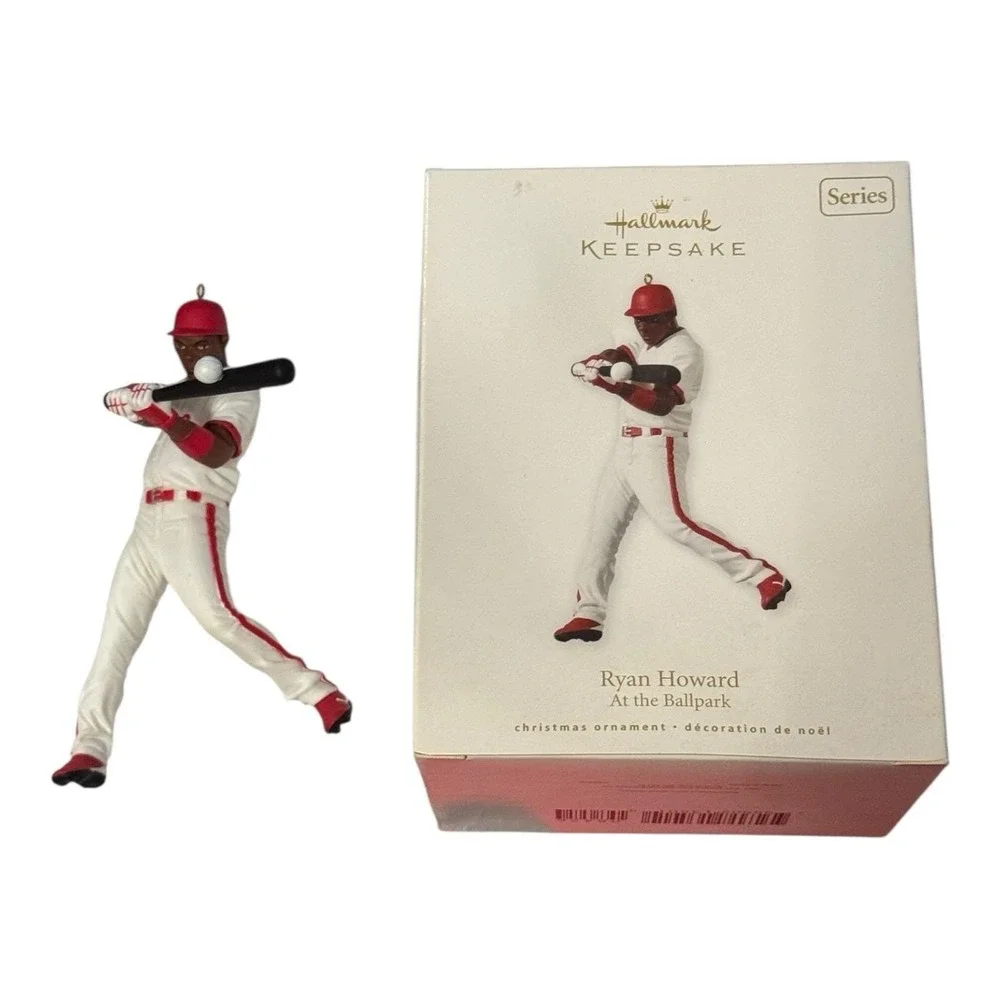 Ryan Howard‎ 2010 Hallmark Keepsake Ornament At the Ballpark Phillies